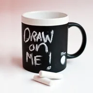 Kubki - Inne Kubek MEMO MUG / 220 ml / ceramika / czarny 4029811260928 - miniaturka - grafika 1