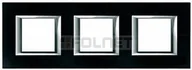 Klawisze i ramki - Bticino Ramka prostokątna szkło pozioma 2+2+2 moduły - Btcino Axolute HA4802M3HV - miniaturka - grafika 1