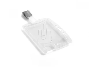 Durable Etui z klipem do kart podwójne 54 x 95mm 25 sztuk 8013 - Artykuły biurowe - miniaturka - grafika 2