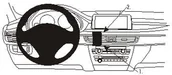Uchwyty samochodowe do telefonów - Brodit AB dla Clip do BMW X6 2015- 854979. - miniaturka - grafika 1