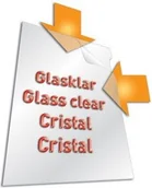 Grzbiety do bindownic - Durable Obwoluta przeźroczysta crystal 0,12mm 100 sztuk - miniaturka - grafika 1