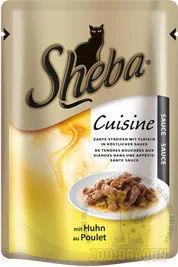 Sheba Cuisine z Kurczakiem w sosie Saszetka 85g 1489 - Mokra karma dla kotów - miniaturka - grafika 2