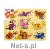 Brimarex Drewniana ukł. Dinozaury 1569684 - Klocki - miniaturka - grafika 2