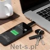 BlueLounge KII klucz ładowarka microUSB czarna KI-MC-BL - Akcesoria do MP3 - miniaturka - grafika 2