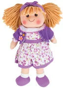 Bigjigs Lalka szmaciana duża Laura - Lalki dla dziewczynek - miniaturka - grafika 2