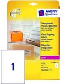 Etykiety do drukarek - Avery Etykiety adresowe Zweckform A4 (do paczek i przesyłek) do drukarek laserow - miniaturka - grafika 1