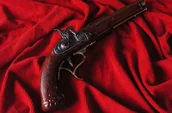 Repliki - broń - Hiszpania Pistolet FRANCUSKI KAPISZONOWY Z 1781r - miniaturka - grafika 1
