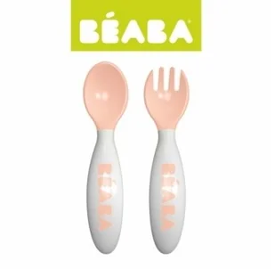 Beaba Nude sztućce plastikowe w etui - Sztućce dla dzieci - miniaturka - grafika 2