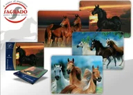 Obrusy i serwetki - Sagrado Podkładki korkowe Konie MIX - średnie 241-0502 - miniaturka - grafika 1