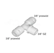 Akcesoria hydrauliczne - Global Water Trójnik TP38GZ38P38 - miniaturka - grafika 1