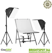 Inne akcesoria studyjne - CineGEN Zestaw do fotografii bezcieniowej BrightSpot 344 BrightSpot-344 - miniaturka - grafika 1