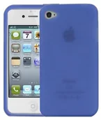 Etui i futerały do telefonów - APPLE Logotrans Design Series silikonowe etui ochronne do iPhone 4, niebieski - miniaturka - grafika 1
