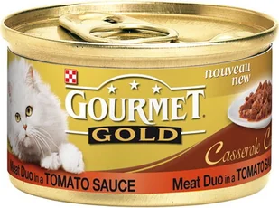 Purina Gourmet GOLD Wołowina z kurczakiem w sosie pomidorowym 12x85g - Mokra karma dla kotów - miniaturka - grafika 2