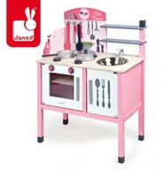 Zabawki AGD - Janod Kuchnia Drewniana duża z akcesoriami, J06533 - miniaturka - grafika 1