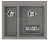 Zlewozmywaki - Elleci Quadra 150 K96 Biały LKQ15096 - miniaturka - grafika 1