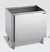 Szafy i witryny grzewcze - Bartscher Podstawa z drzwiami skrzydłowymi i półką - miniaturka - grafika 1