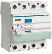 Bezpieczniki elektryczne - LEGRAND różnicowoprądowy CEC440J 40A 100mA AC 4pol Hager CEC440J - miniaturka - grafika 1