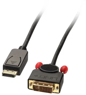 Lindy kabel DisplayPort do DVI urządzenia, czarny 41490 - Kable komputerowe i do monitorów - miniaturka - grafika 2