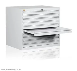 KART-MAP Szafa metalowa na plany i mapy A1/10 - Szafy biurowe - miniaturka - grafika 2