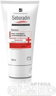 Inter Fragrances Seboradin Maska przeciw wypadaniu włosów 150ml - Maski do włosów - miniaturka - grafika 2