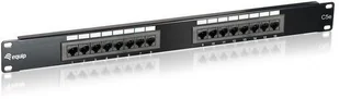 Equip PATCH PANEL 16 PORT 1U KAT.5E CZARNY (235316) - Panele krosownicze - miniaturka - grafika 4