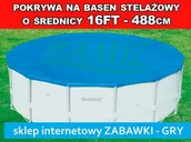 Akcesoria do basenów - Bestway POKRYWA BASEN STELAŻOWY 58249 - miniaturka - grafika 1