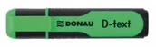 Artykuły biurowe - Donau ZAKREŚLACZ D-TEXT NA BLISTRZE 1SZT. , ZIELONY - miniaturka - grafika 1