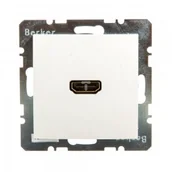 Gniazdka elektryczne - Hager Polo Berker S.1 Gniazdo HDMI z przyłączem 90 stopnii śnieżnobiałe połysk 3315438989 0001-00000-43693 [4350732] - miniaturka - grafika 1