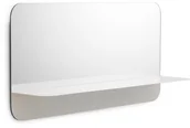 Lustra - Normann Copenhagen Lustro Horizon prostokątne poziome białe - miniaturka - grafika 1