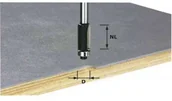 Frezy - Festool frez do wyrównywania HW, z trzpieniem 8 mm HW, S8 D12,7/NL25 (491027) - miniaturka - grafika 1