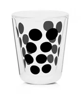 Szklanki - Zak! DESIGNS - Szklanka 200 ml z podw. ściankami, czarna - miniaturka - grafika 1