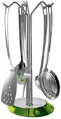 Przybory do gotowania - Bugatti Italy Zestaw 5 przyborów na stojaku GLAMOUR zielony Casa GLMU-02160 - miniaturka - grafika 1