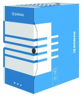 Donau Pudło archiwizacyjne , karton, A4/155mm, niebieskie 7663301FSC-10 - Pudła i kartony archiwizacyjne - miniaturka - grafika 3