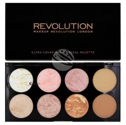 Makeup Revolution Blush Palette 8 Zestaw róży,bronzerów i rozświetlaczy Golden Sugar 13g Z oficjalnej polskiej dystrybucji - Pozostałe akcesoria do makijażu - miniaturka - grafika 3