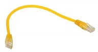 Kable - ABCVISION PATCHCORD RJ45/0.25-YELLOW UTP 0.25m kat.5e - miniaturka - grafika 1