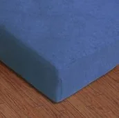 Prześcieradła - Darymex Prześcieradło z gumką Frotte chabrowe 150/160x200 5907761011946 - miniaturka - grafika 1