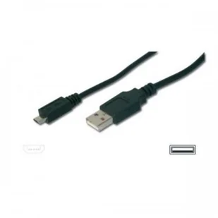 Assmann Kabel połączeniowy USB 2.0 HighSpeed Typ USB A/Kabel USB B męskie - męskie czarny1 m (AK-300127-010-S) - Kable USB - miniaturka - grafika 3