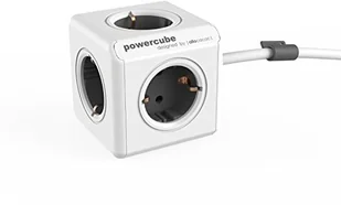 Allocacoc Przedłużacz 5x250V schuko kabel 1,5m PowerCube Orginal Extended Rozgałęźnik 6970 1300GY/DEEXPC - Przedłużacze i rozgałęźniki - miniaturka - grafika 2