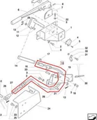 Części i akcesoria do maszyn rolniczych - CNH LINKA HAMULCA RĘCZNEGO 86502787 - miniaturka - grafika 1