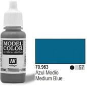 Akcesoria i części modelarskie - Vallejo Medium Blue MC057 70963 - miniaturka - grafika 1
