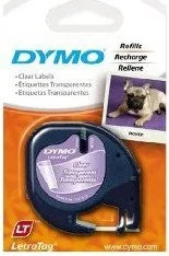 Dymo Taśma 12mm/4m plastikowa, przezroczysty S0721540 - Inne akcesoria elektryczne - miniaturka - grafika 2