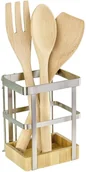 Stojaki i wieszaki na papier toaletowy - Wenko Uchwyt na przybory kuchenne Bamboo Premium B06XYMCBJF - miniaturka - grafika 1
