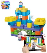 Klocki - Chicco NIEUSTALONE KLOCKI Zamek 70szt 6812 (00006812000000) - miniaturka - grafika 1