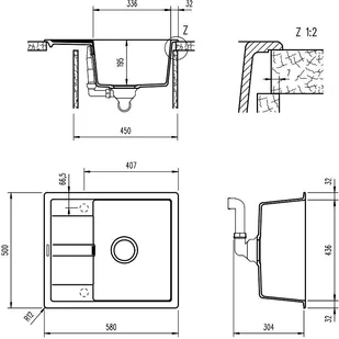 Schock Ronda D-100 Croma - Zlewozmywaki - miniaturka - grafika 2