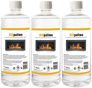 Ecofire Biopaliwo Bioetanol Biopal 1L - Akcesoria kominkowe - miniaturka - grafika 2