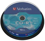Nośniki danych - Verbatim CD-R 52x 700MB 10 EXTRA PROTECTION NDVMPRB00190 - miniaturka - grafika 1