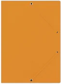 Teczki i skoroszyty - Donau Teczka z gumką , preszpan, A4, 390gsm, pomarańczowa 8643080-12PL - miniaturka - grafika 1