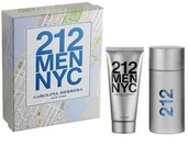 Zestawy kosmetyków męskich - Carolina Herrera 212 Men zestaw woda toaletowa spray 100ml + balsam po goleniu 100ml - miniaturka - grafika 1