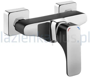 Deante Bateria HIACYNT chrom-czarny natryskowa bez kompletu natryskowego - Baterie wannowe i prysznicowe - miniaturka - grafika 5