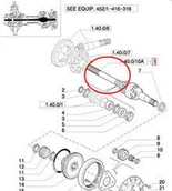 Części i akcesoria do maszyn rolniczych - CNH ŁĄCZNIK KRZYŻAKÓW PÓŁOSI 5191550 - 9967774 - 87361042 - miniaturka - grafika 1